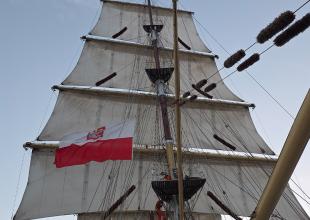 Dar Młodzieży on the Atlantic. Photo: A Dopke