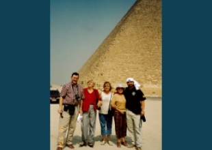 2003_AGA-4, Egypt_on the left, Prof J&oacute;zef Lisowski, on the right Prof Adam Weintrit. In the centre, Prof Doina Carp, Constanta Maritime University